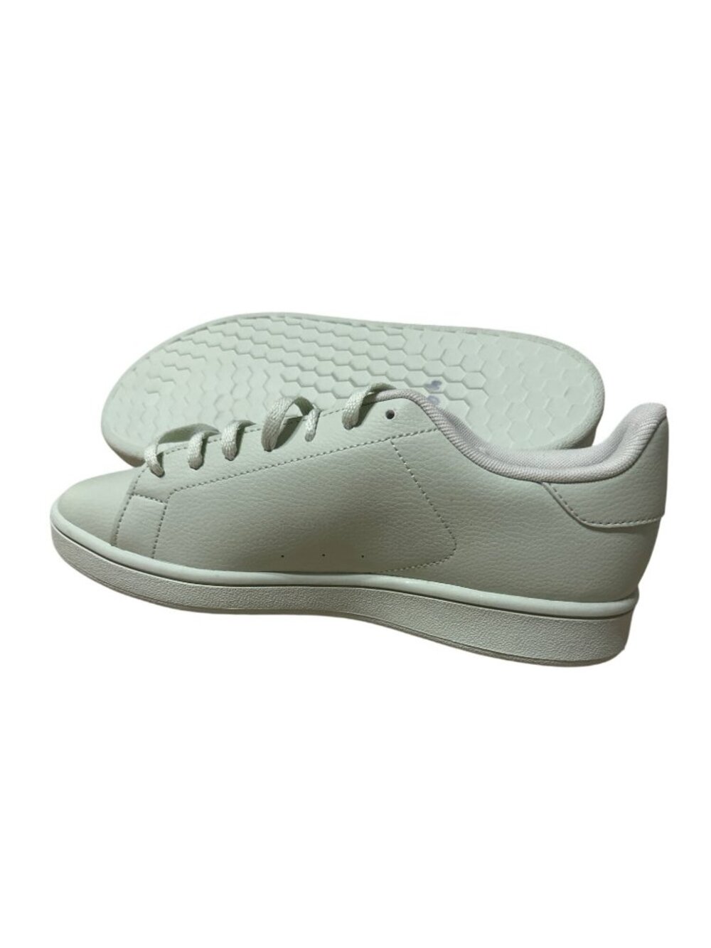 Adidas Size 8.5 Casual Advantage Lace Up Low Top Sneaker Shoes Mint Green - Picture 9 of 11